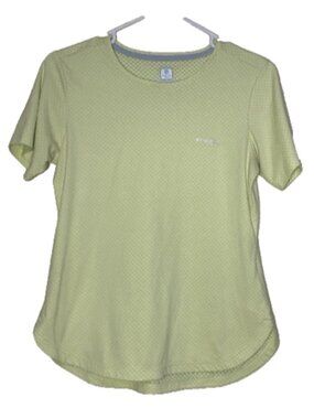 Columbia XS Women's Omni Freeze Zero Polka Dot Green Yellow Top Outdoors